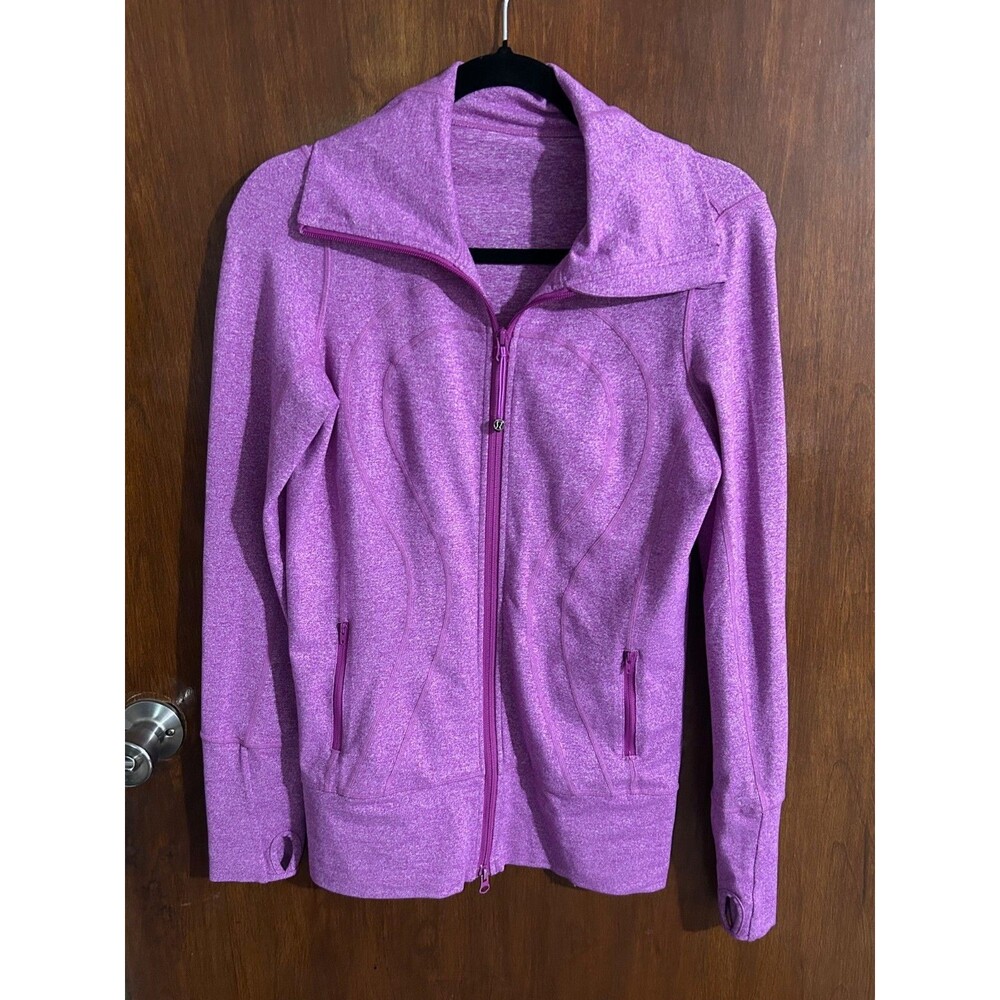 Lululemon Women's sz 6 In Stride Jacket Ultra Violet Running Yoga